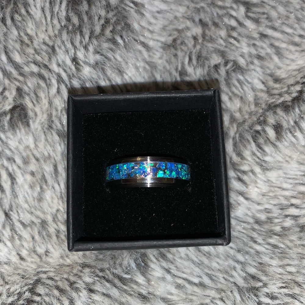 Handmade opal ring
